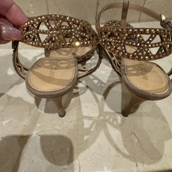 Sergio Rossi Tresor Sandals with crystals - Picture 5 of 13